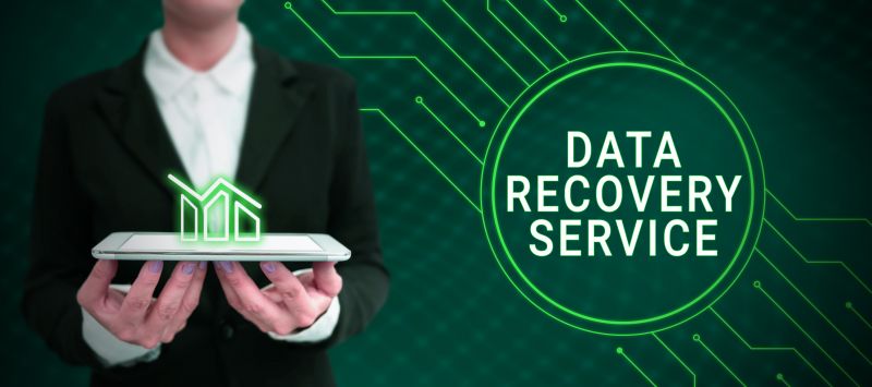 User Backing Up Data